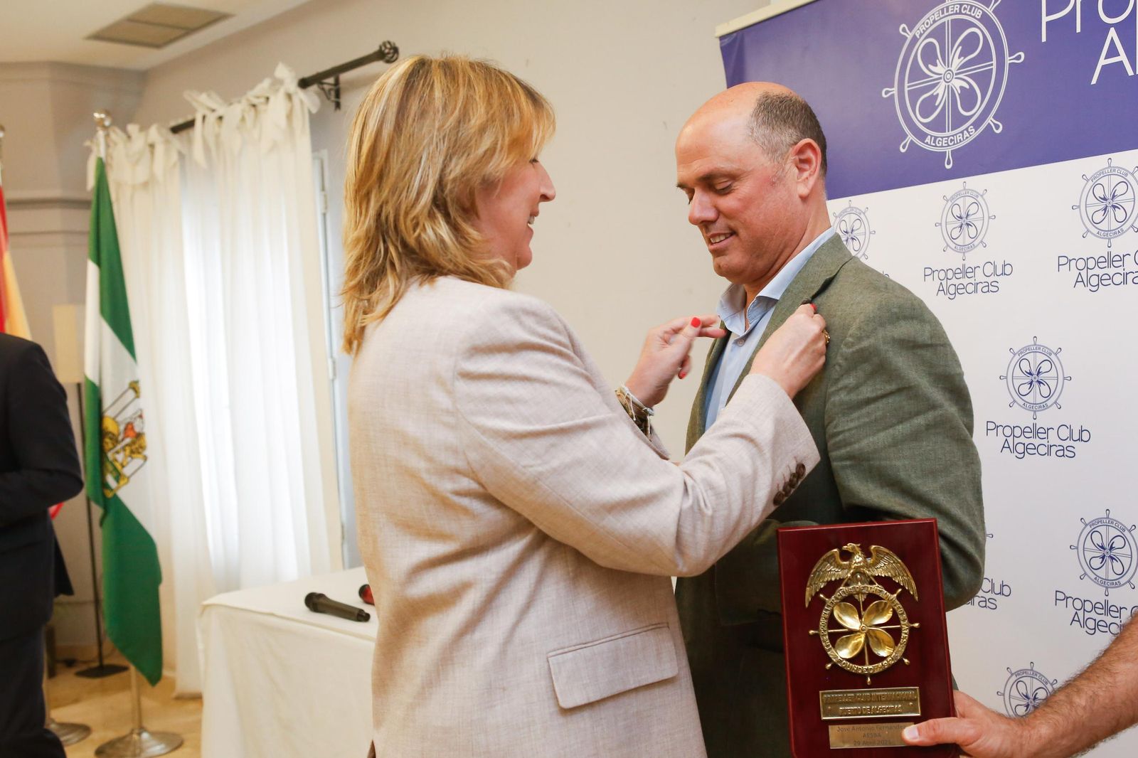 Las fotos de la mesa redonda del Propeller Club de Algeciras con José Antonio Fernández, Manuel Cózar y José Manuel Tejedor