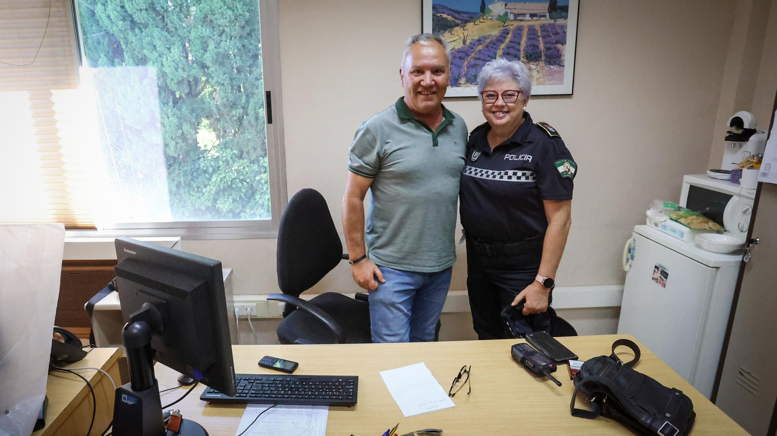 Mari Luz la primera mujer policía de Jerez se jubila