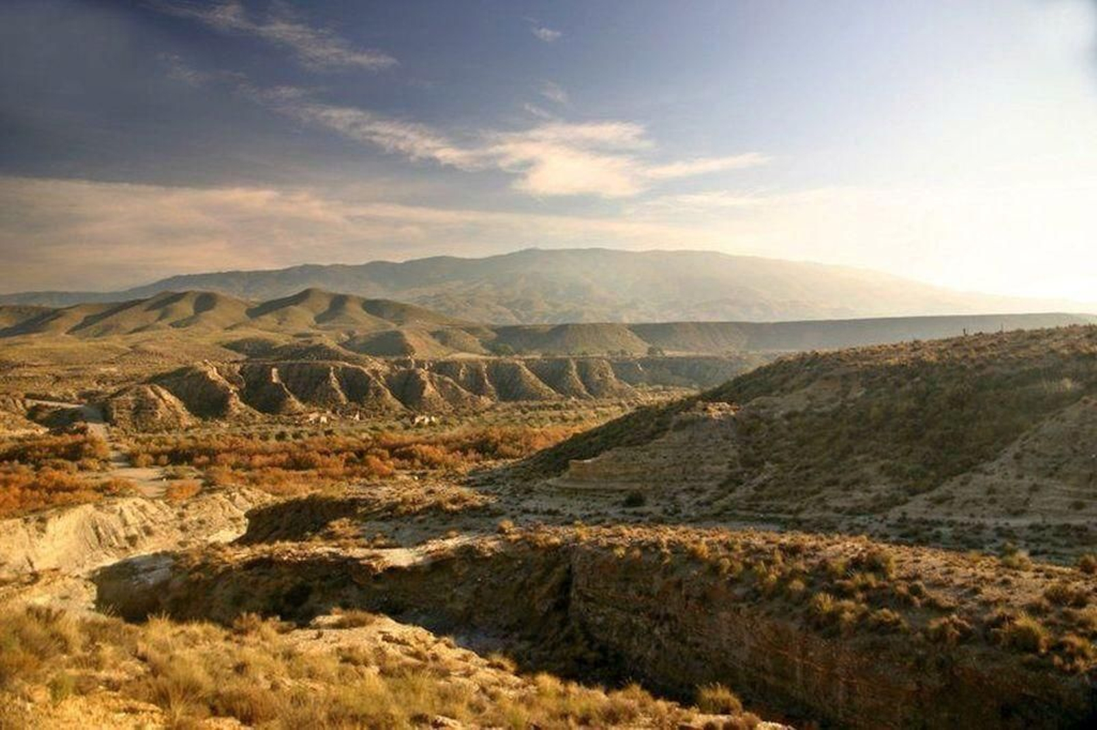 El Desierto de Tabernas, en Almería.
