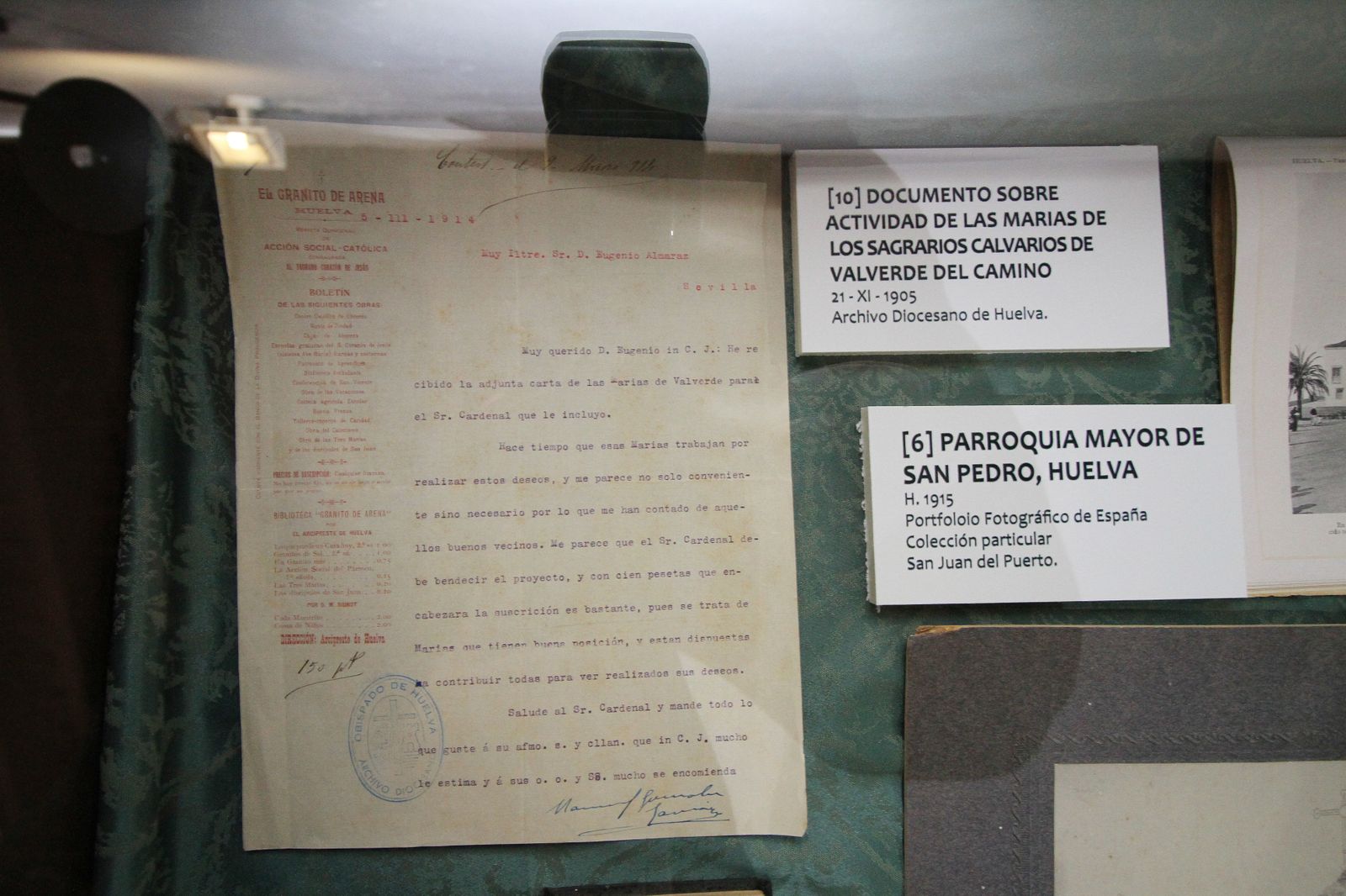 La inauguración de la exposición 'Arcipreste de Huelva, San Manuel González', en imágenes