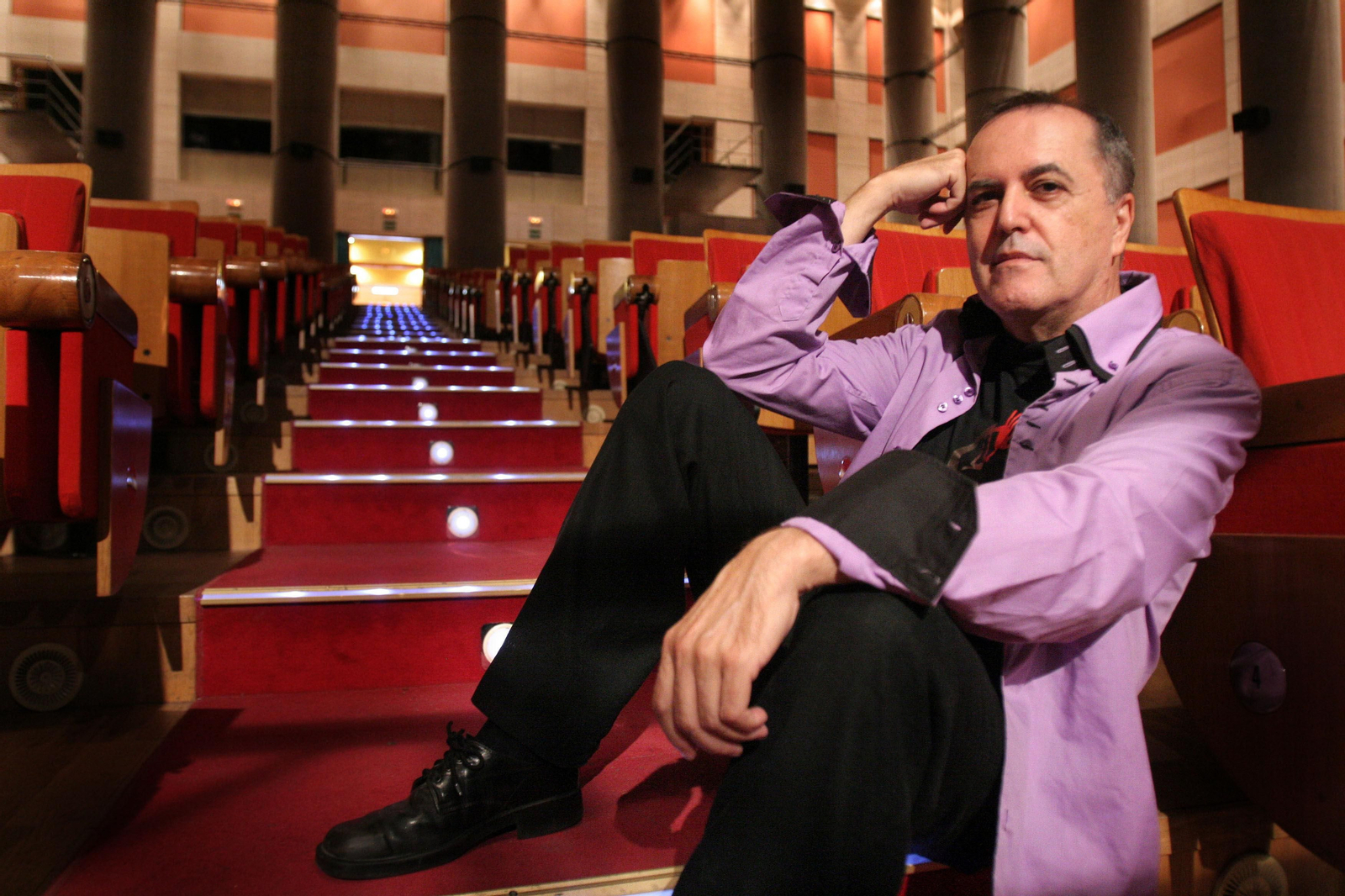 Juan  Cobos Wilkins en el Gran Teatro de Huelva.