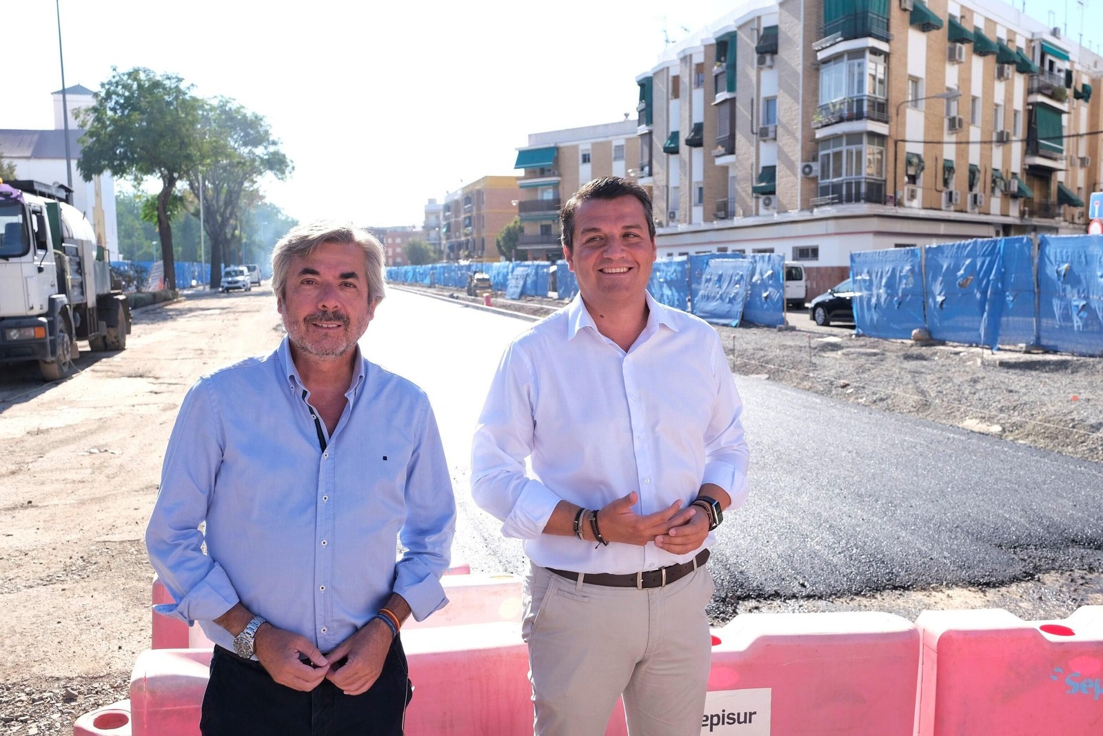 Las obras de la avenida de Trassierra, en imágenes