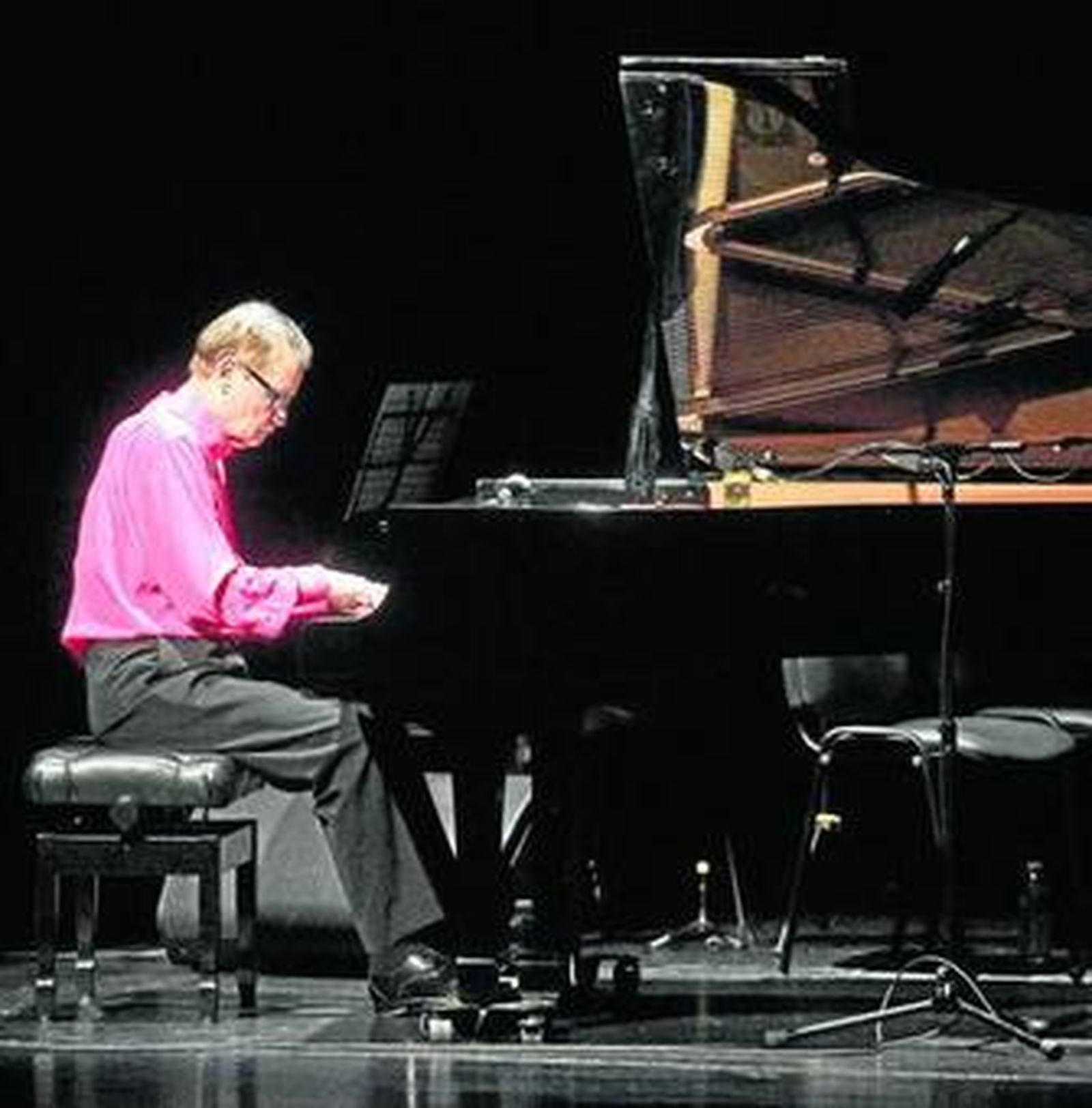 Imagen de Felipe Campuzano al piano el pasado enero en Algeciras.