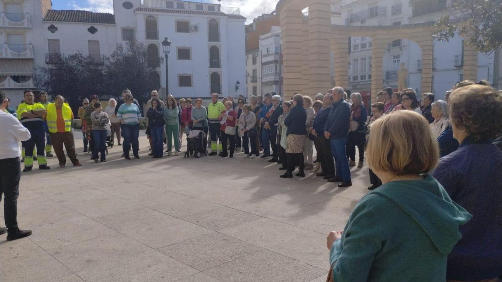 Minuto de silencio del Ayuntamiento de Beas de Segura.