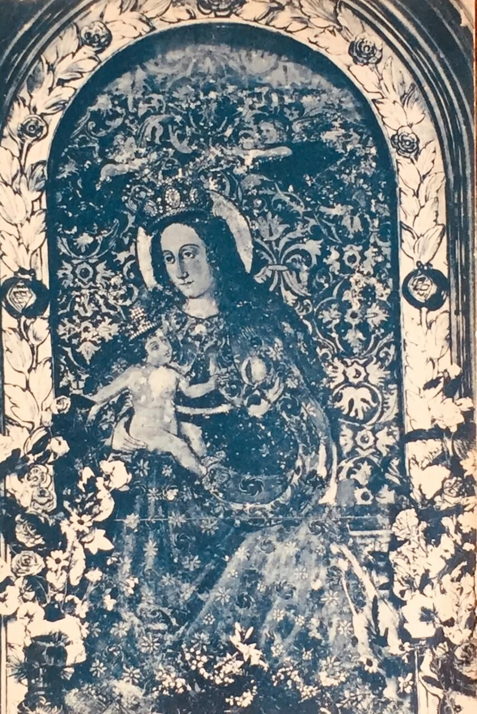 Antigua imagen de Nuestra Señora de la Cinta a la que se le rezaba en aquella épcoa.
