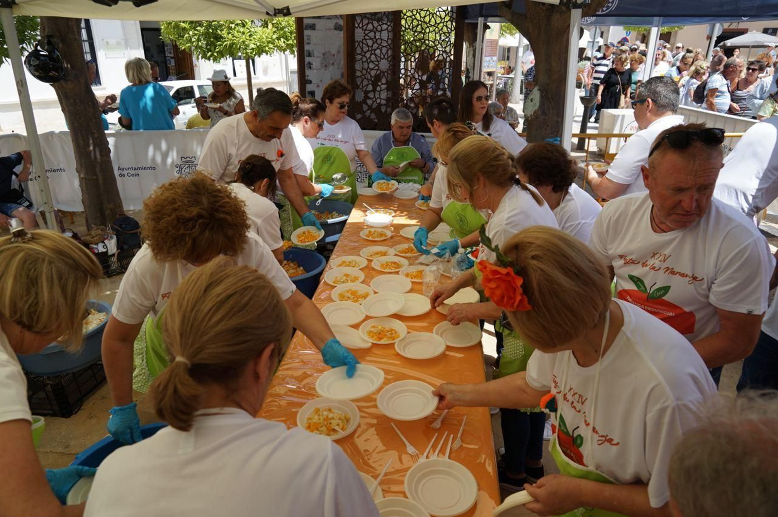 Un momento de la Fiesta de la Naranja en Coín