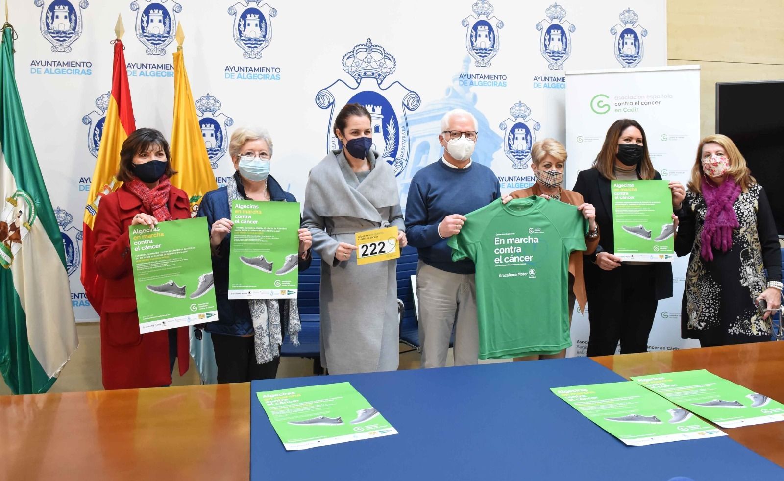 La presentación de la carrera Algeciras en marcha contra el cáncer.