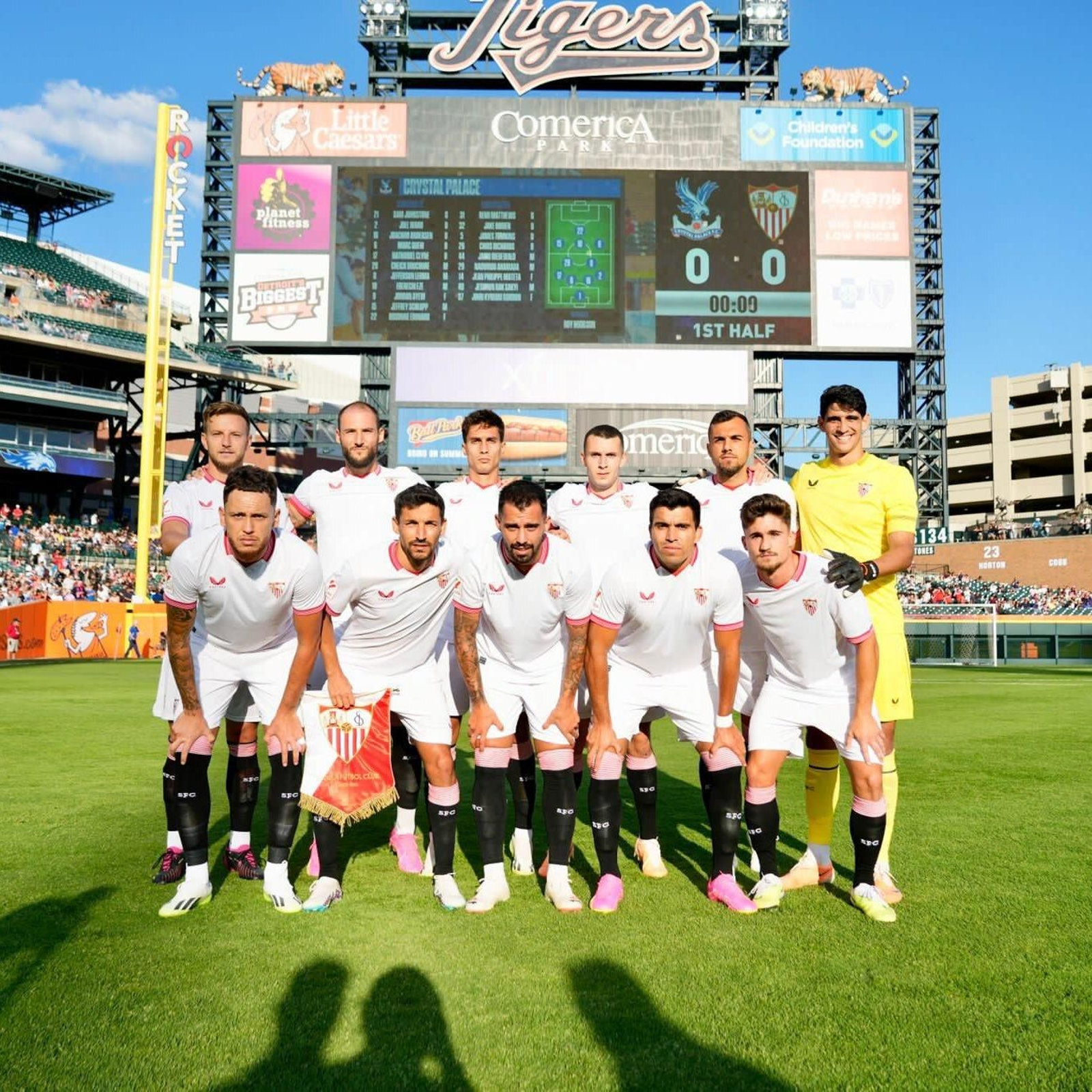 El Sevilla, en Detroit.