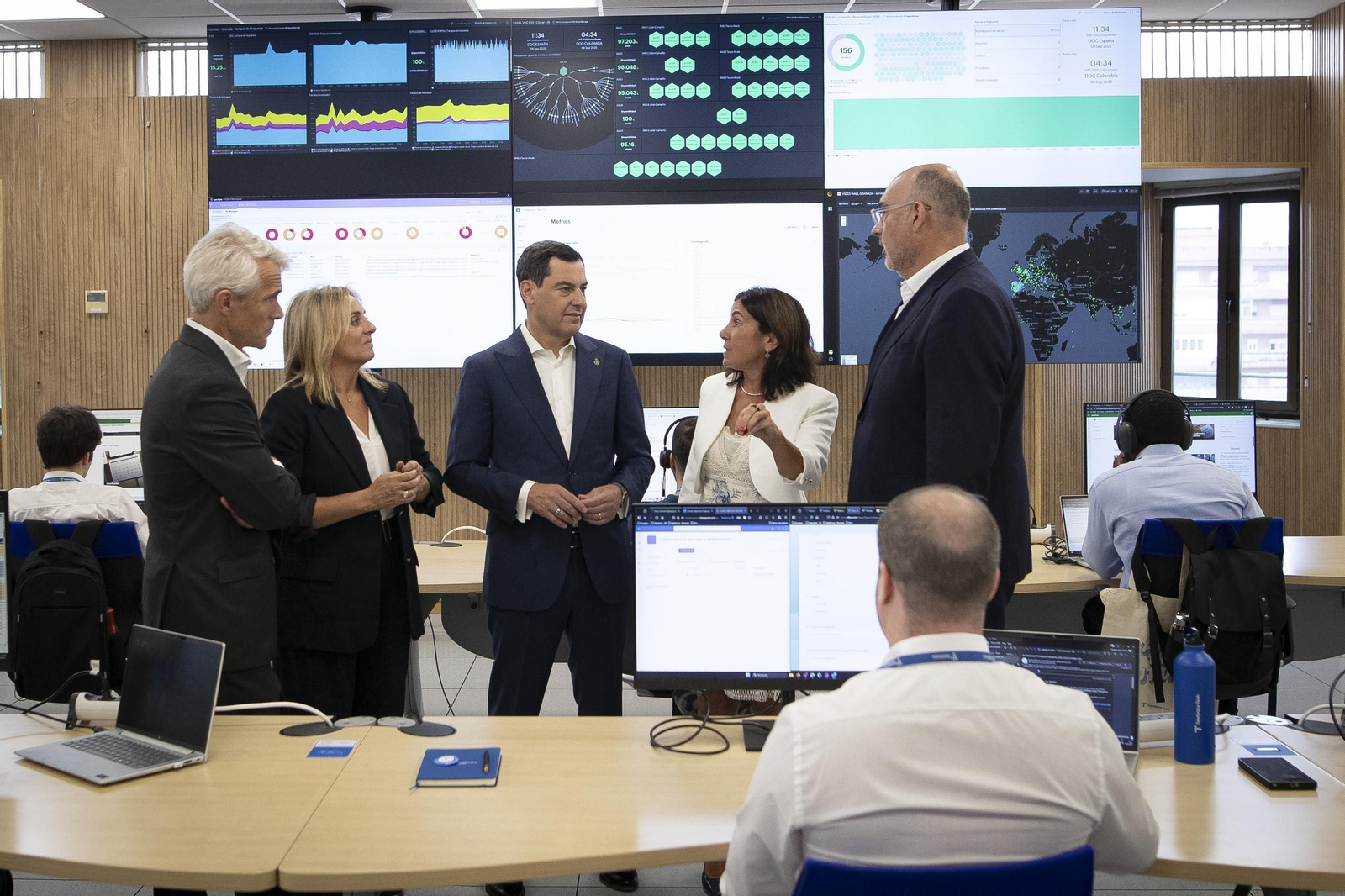 Inauguración del Centro de Talento y Tecnología de Telefónica en Granada