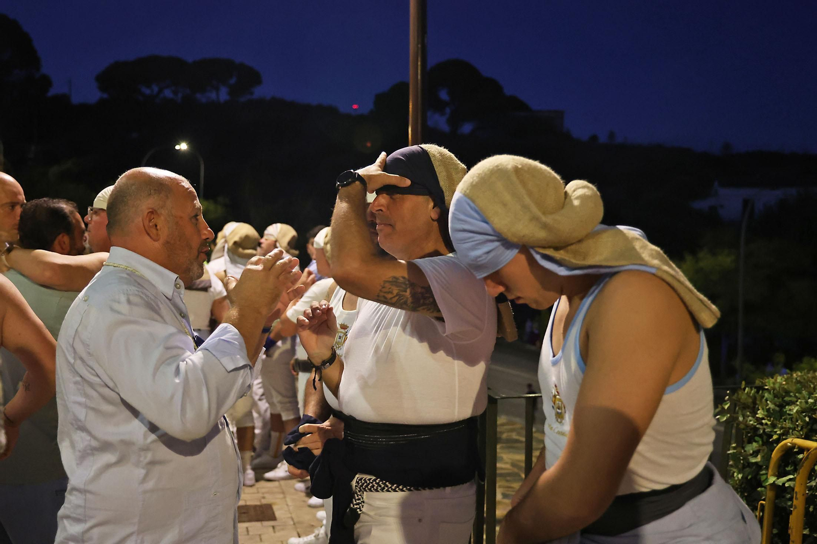 Imágenes de la bajada de la Virgen de la Cinta