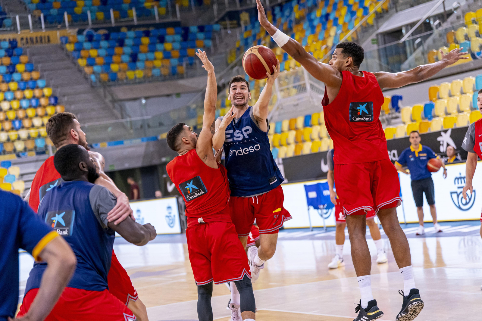 Brizuela, en el entrenamiento de ayer.