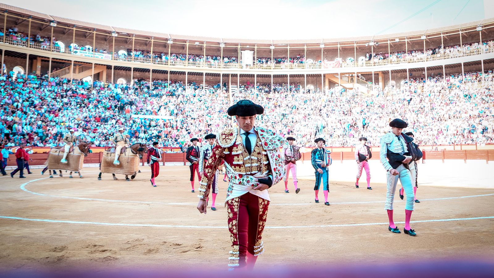 José María Manzanares haciendo el paseíllo esta temporada