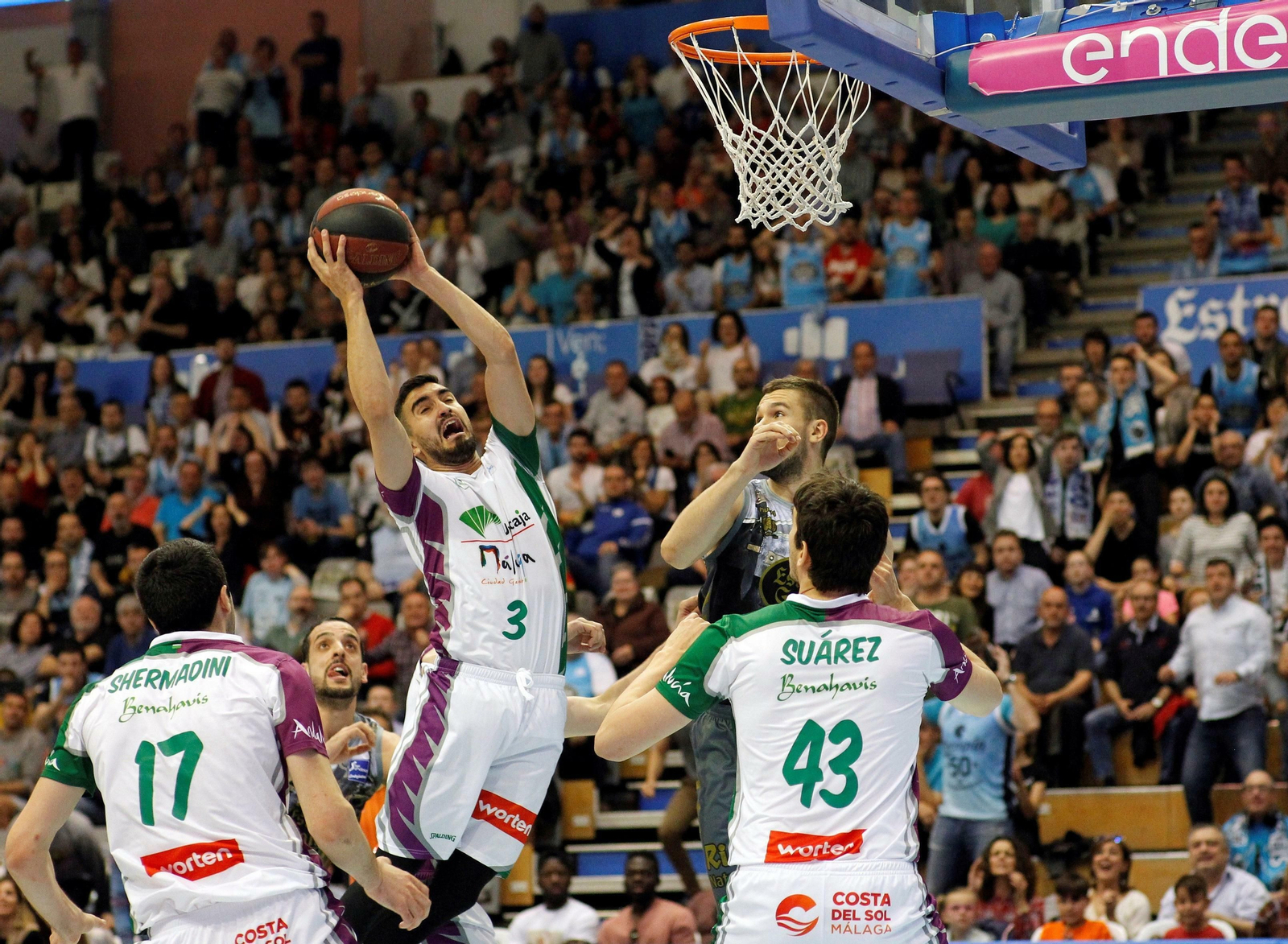 El Breogán - Unicaja Baloncesto, en fotos
