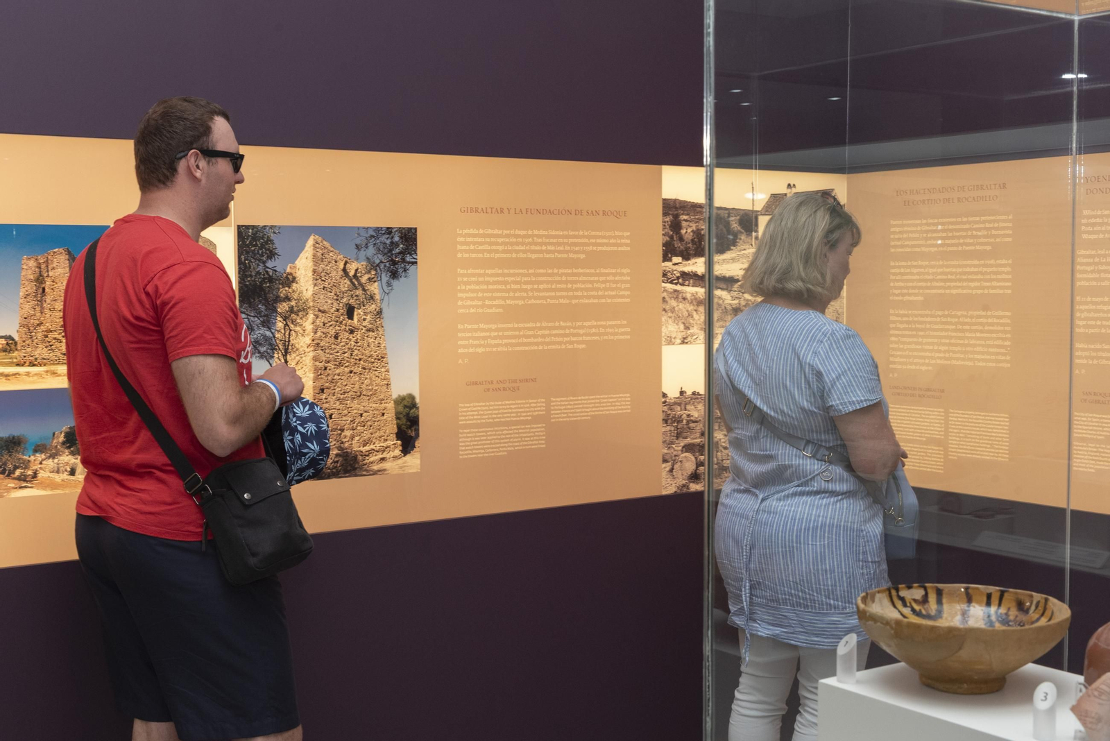 Fotos de la exposición permanente de Carteia en el Museo Municipal de San Roque