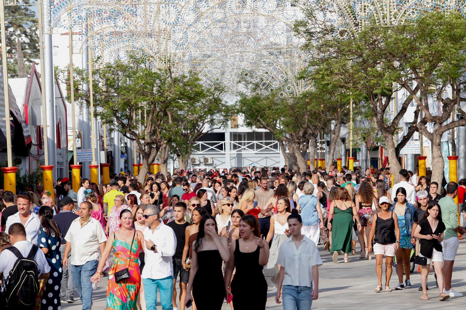 Ambiente en el miércoles festivo de la Feria Real de Algeciras