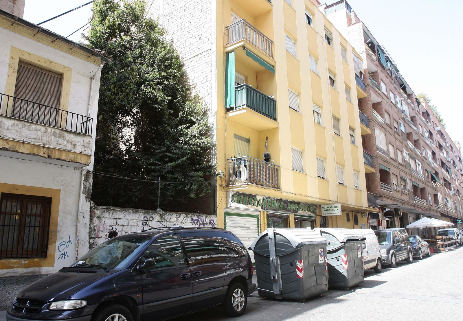 Calle Santa Clotilde de Granada, donde ocurrieron los hechos.