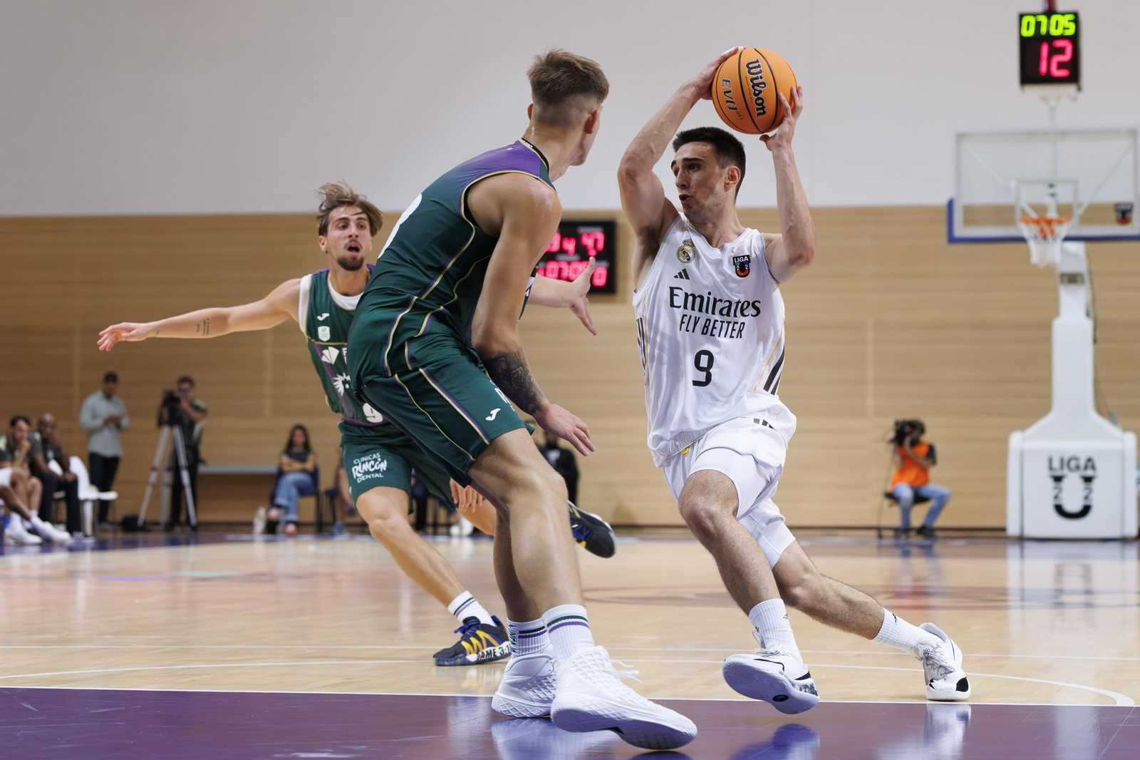 Liga U 22: El Unicaja se choca con un gran Real Madrid (105-62)