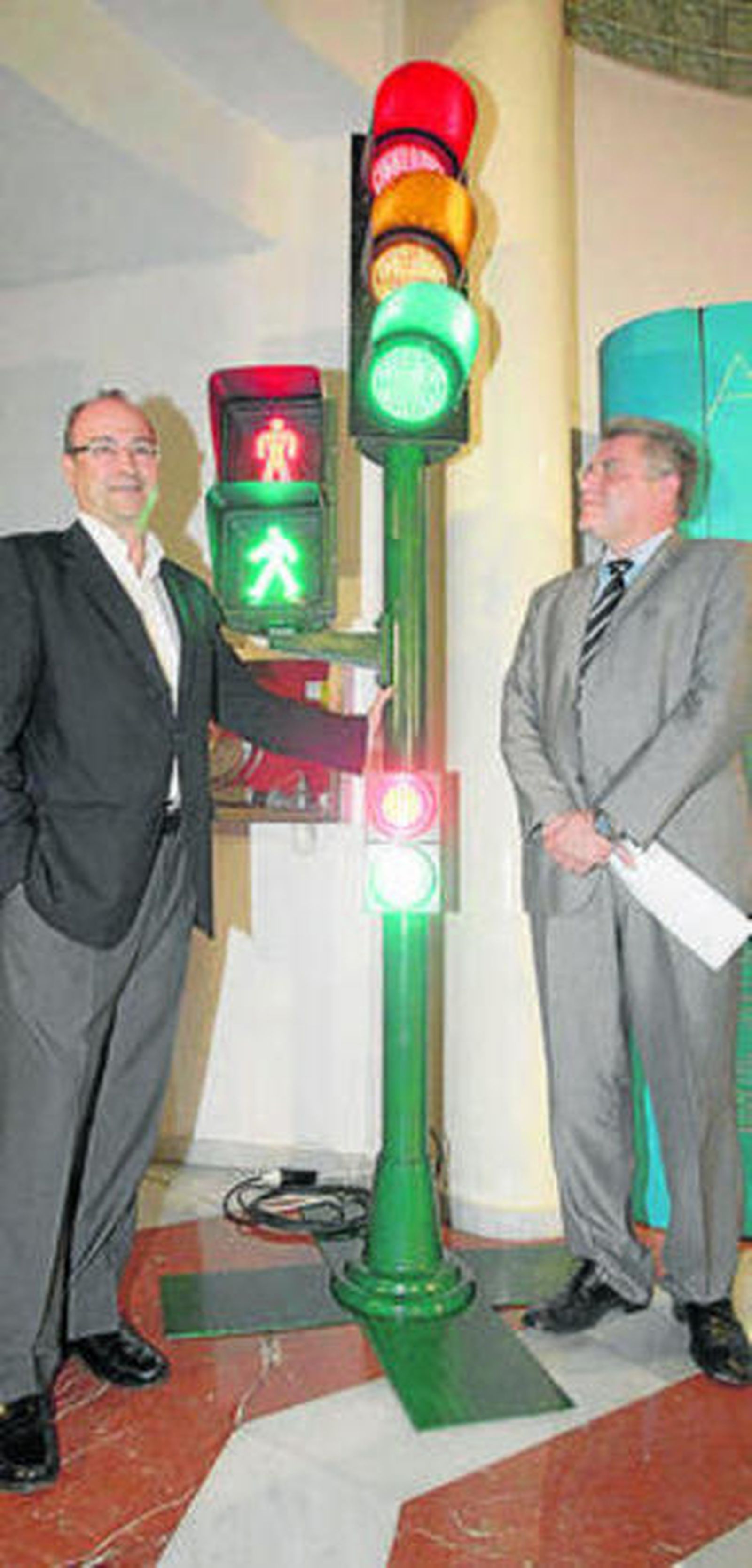 El alcalde y el concejal de Tráfico.