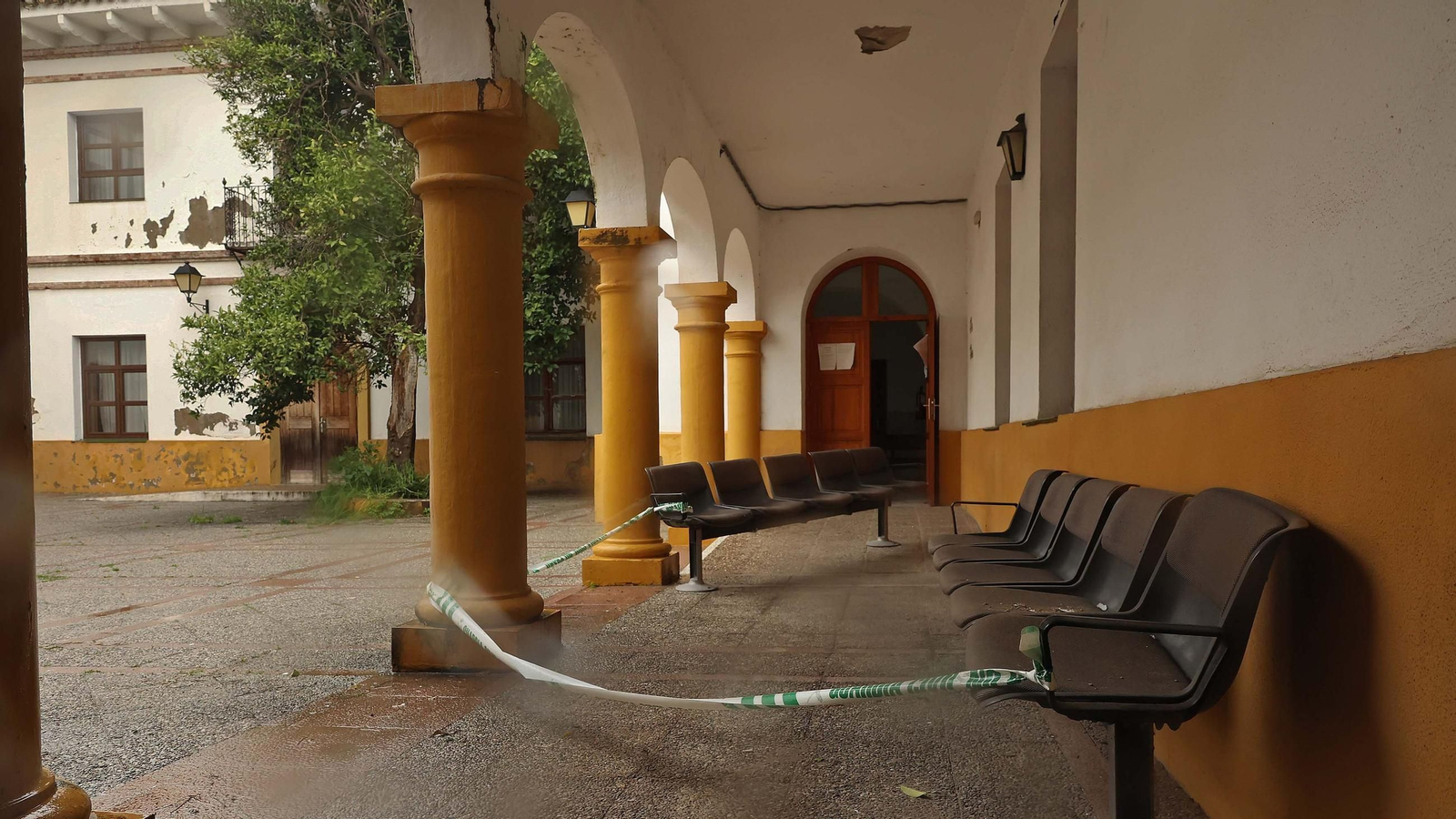 Los juzgados de lo Penal en el palacio de Marzales. Los juzgados de lo Penal en el palacio de Marzales.