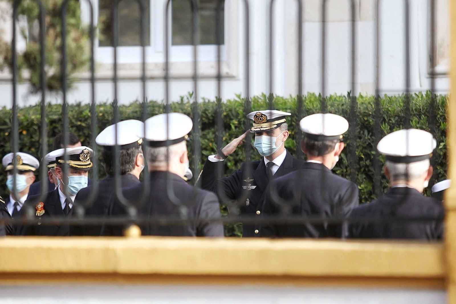 Imágenes de la visita del Rey Felipe VI a Cádiz y la Base de Rota