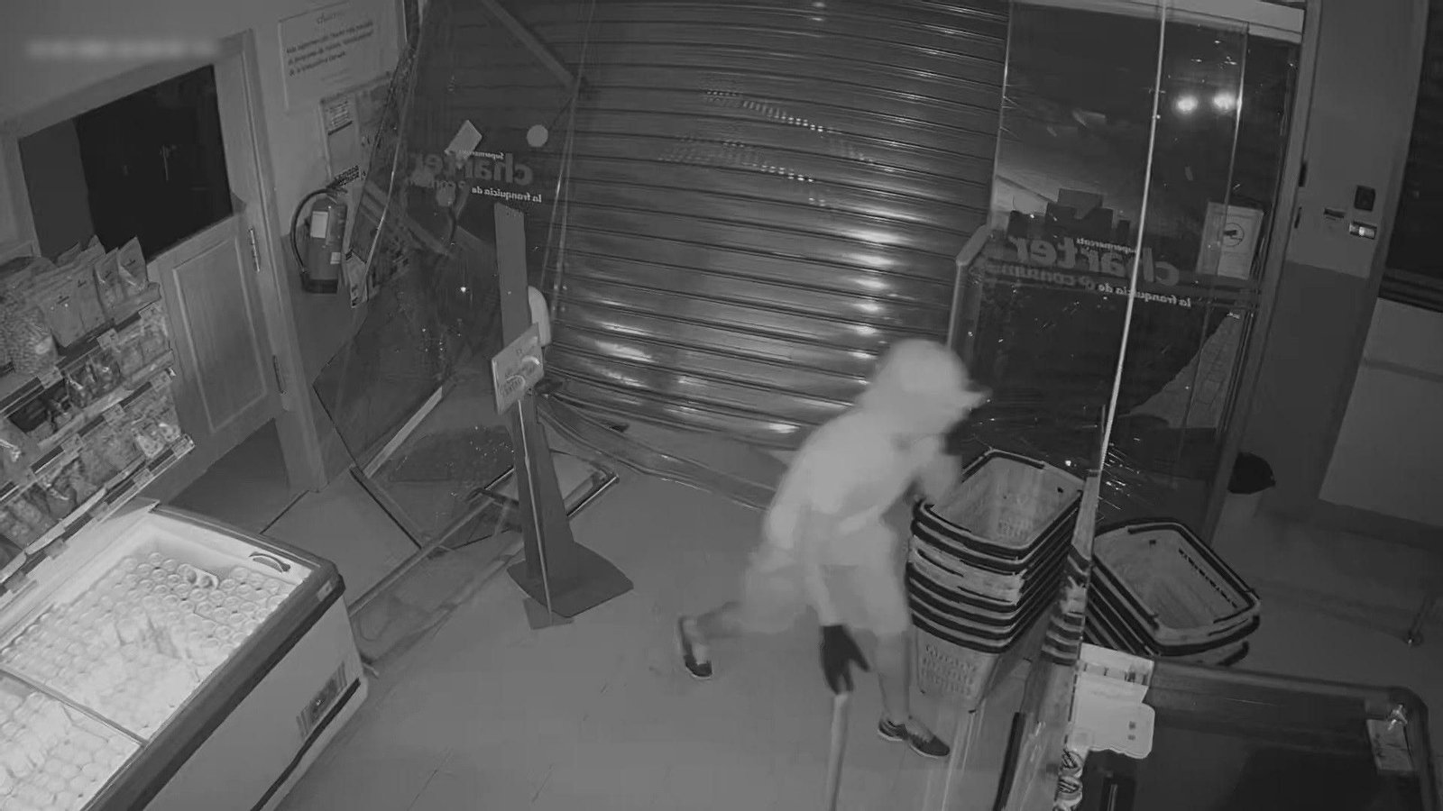 Uno de los robos realizados por el grupo criminal ahora detenido.