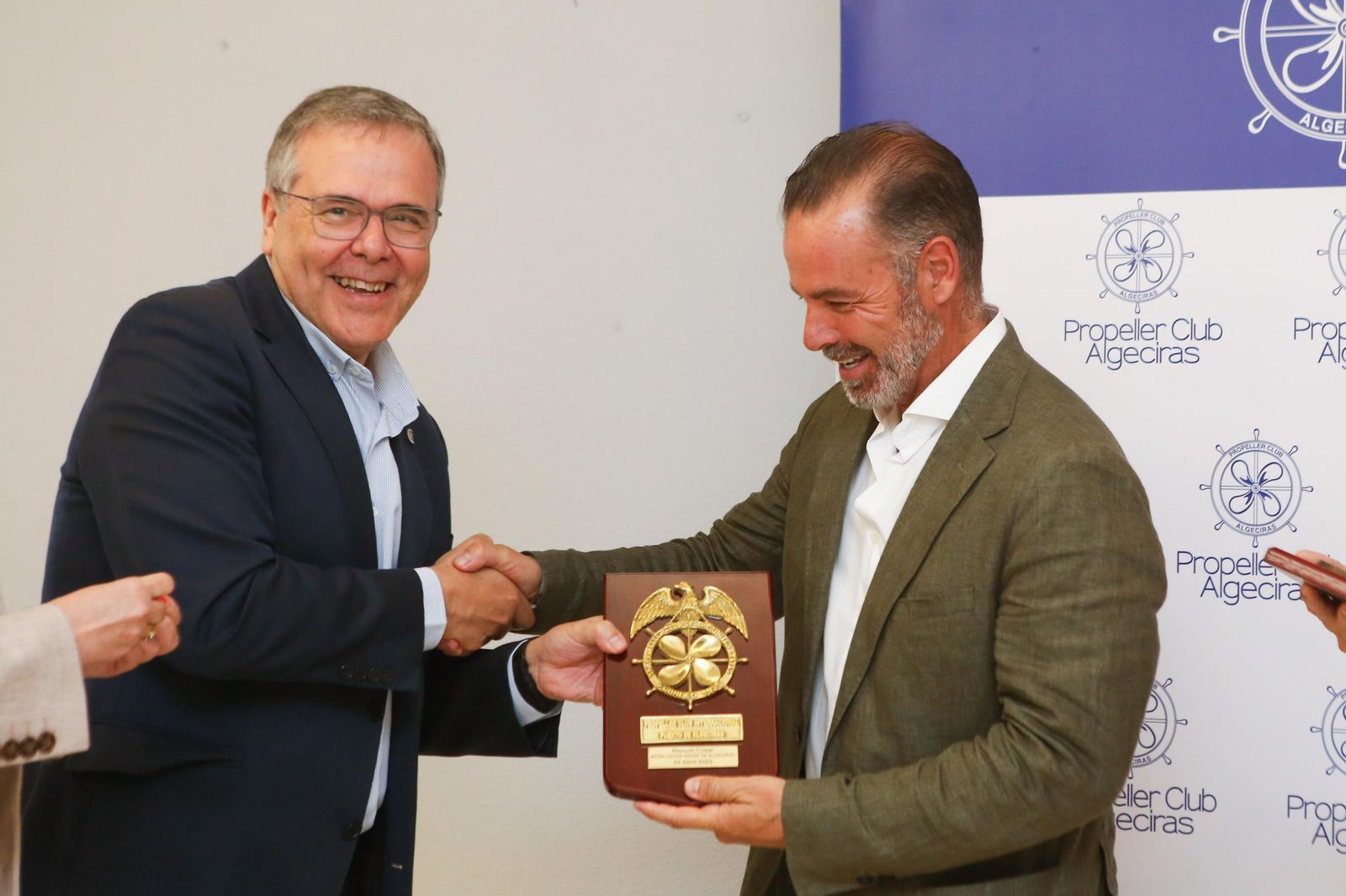 Las fotos de la mesa redonda del Propeller Club de Algeciras con José Antonio Fernández, Manuel Cózar y José Manuel Tejedor