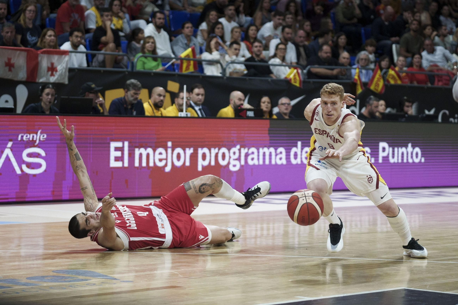Las fotos del España-Georgia de baloncesto