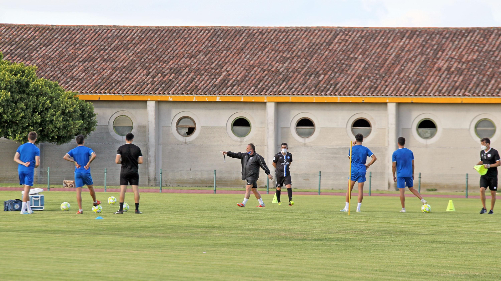 Primer entrenamiento del Xerez DFC en el Pepe Ravelo