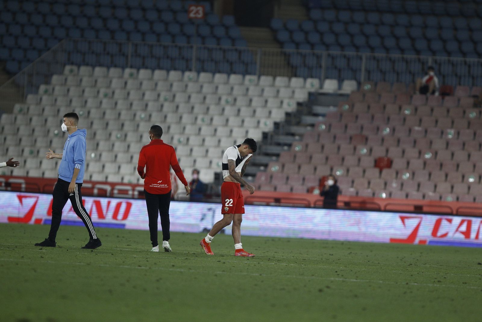 Las imágenes de Almería-Girona.