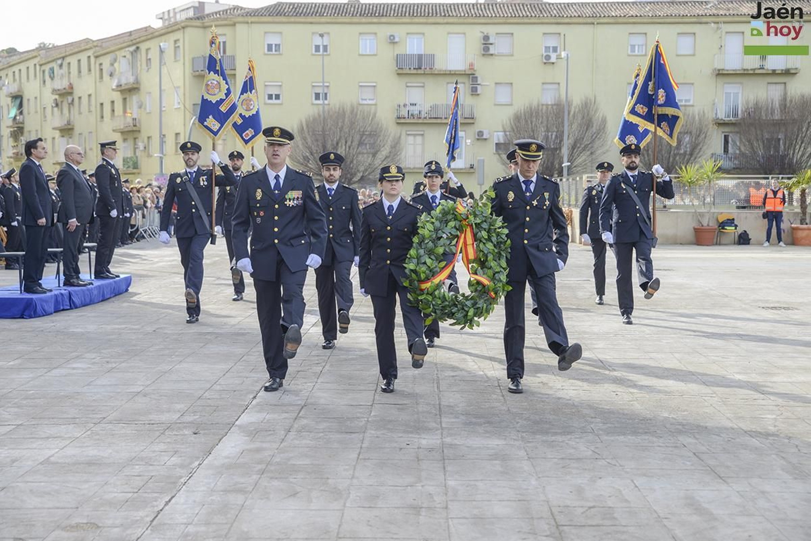 Celebración del bicentenario de la Policía Nacional en Jaén.