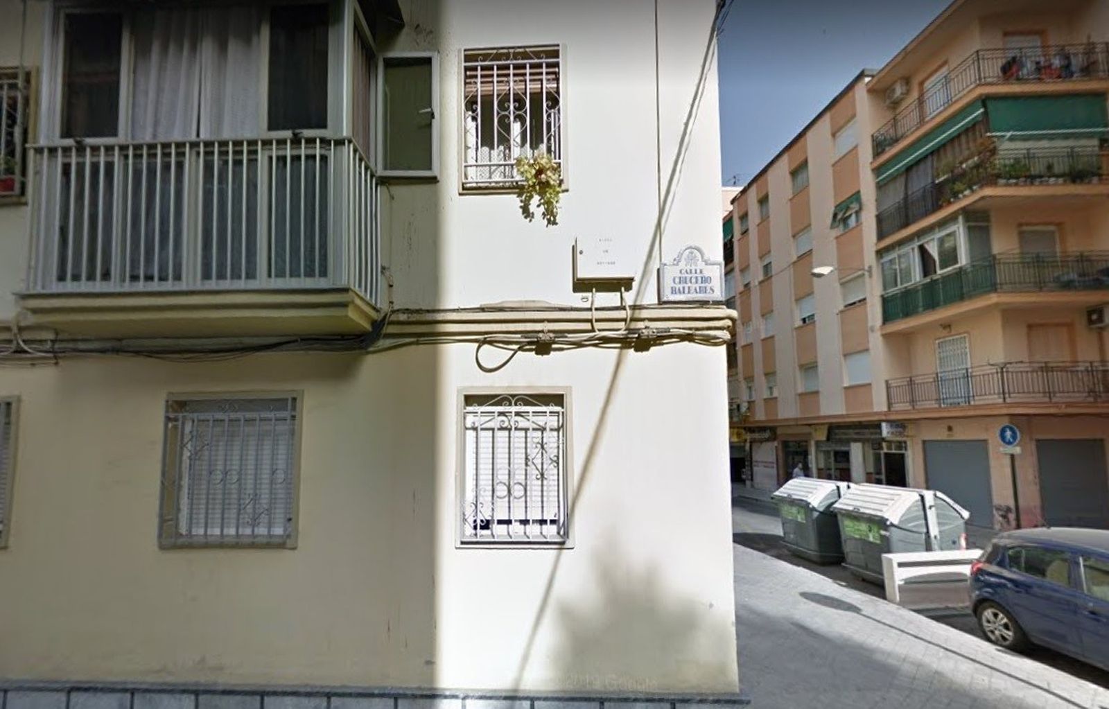 Calle Crucero Baleares, en el Zaidín.