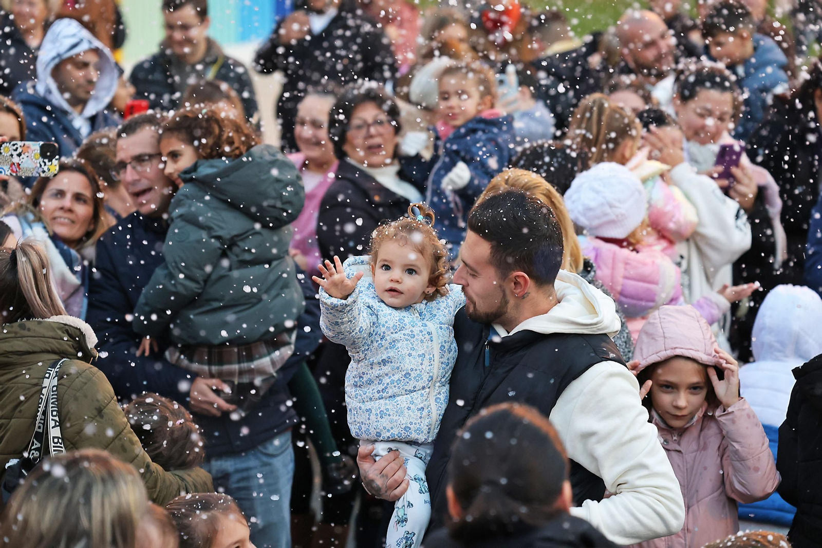 Imágenes de la última nevada de la Navidad en Huelva