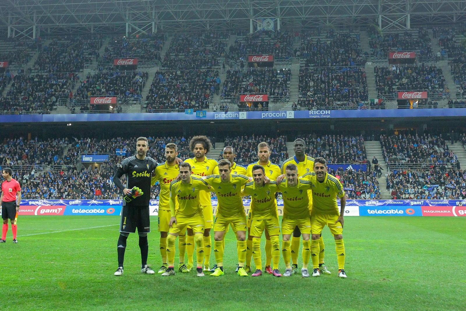 Imágenes del Oviedo-Cádiz