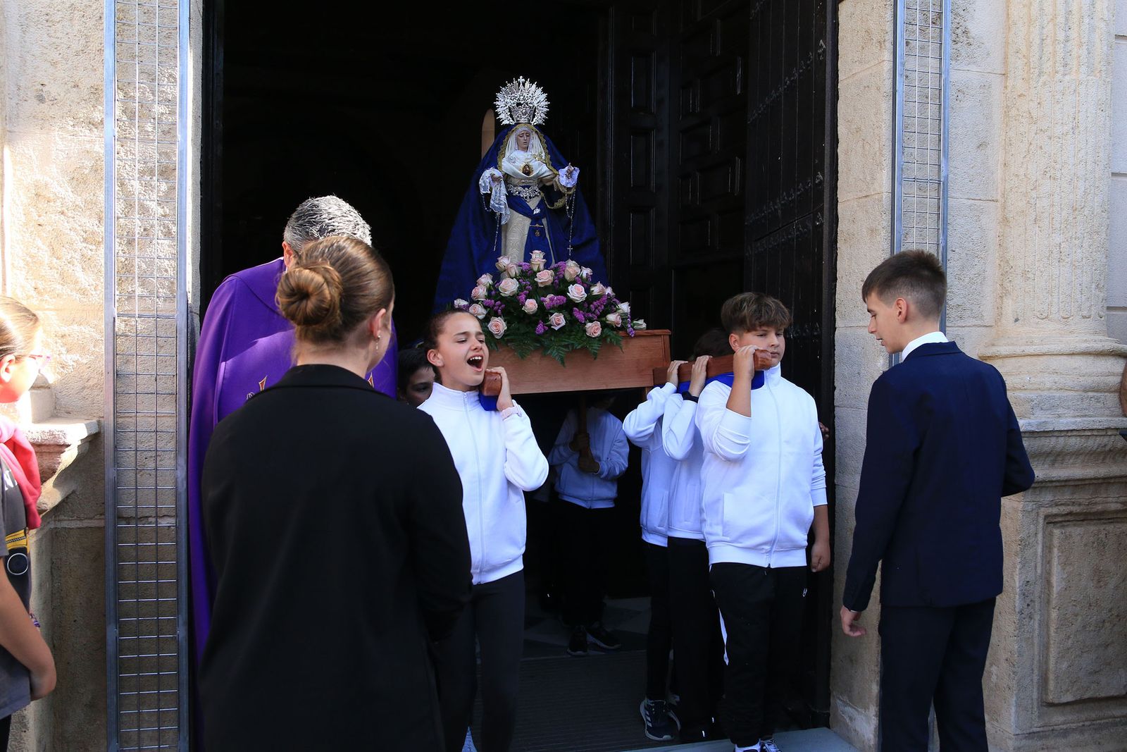 La procesión infantil de La Estrella de Viator