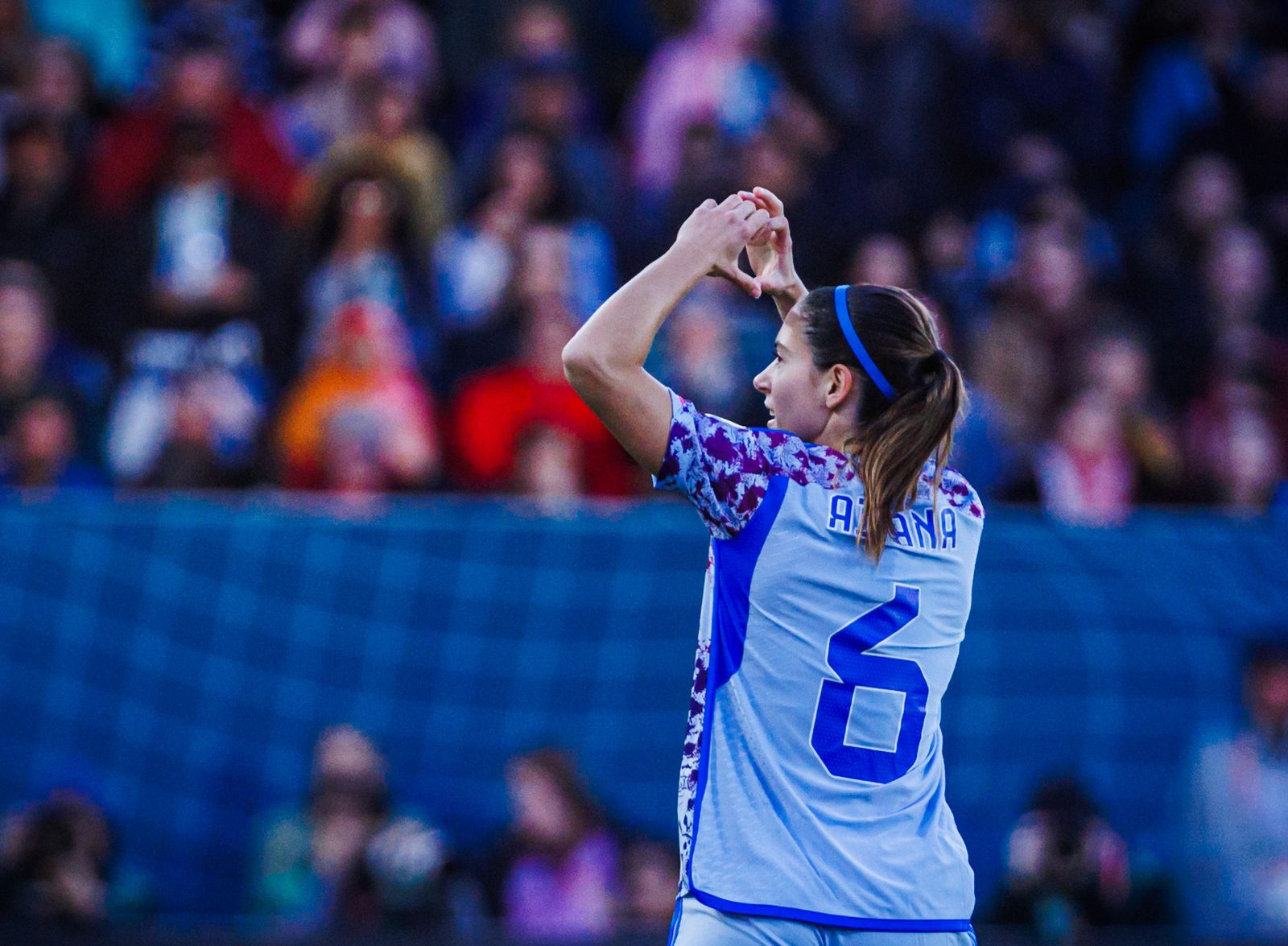 Las fotos de la goleada de España a Suiza en el Mundial femenino