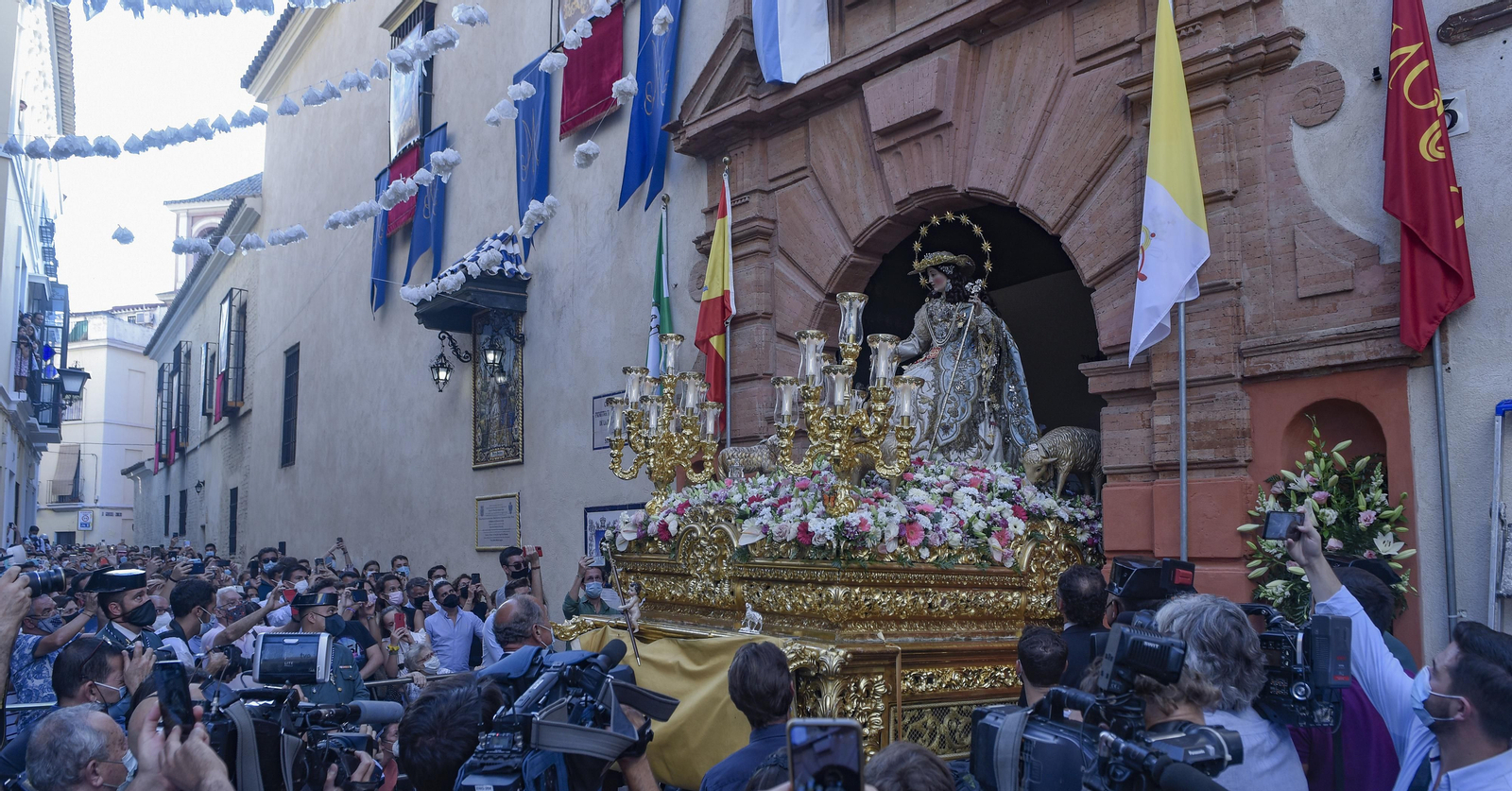 La procesión de la Pastora, en imágenes. La primera después de la pandemia