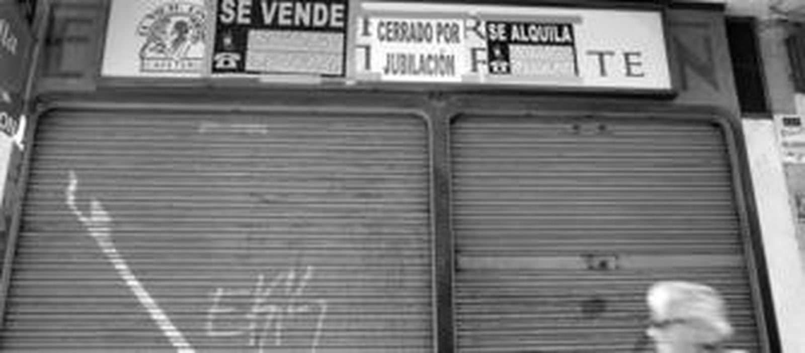 Uno de los locales que se venden o alquilan, en este caso "por jubilación".