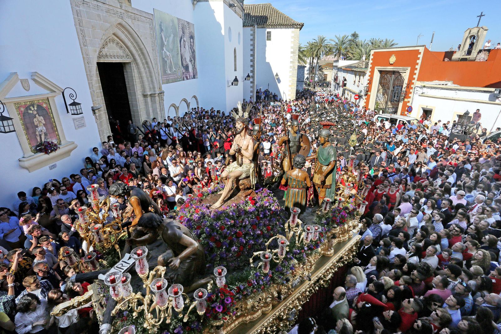 El magnífico paso de misterio de los Judíos de San Mateo.