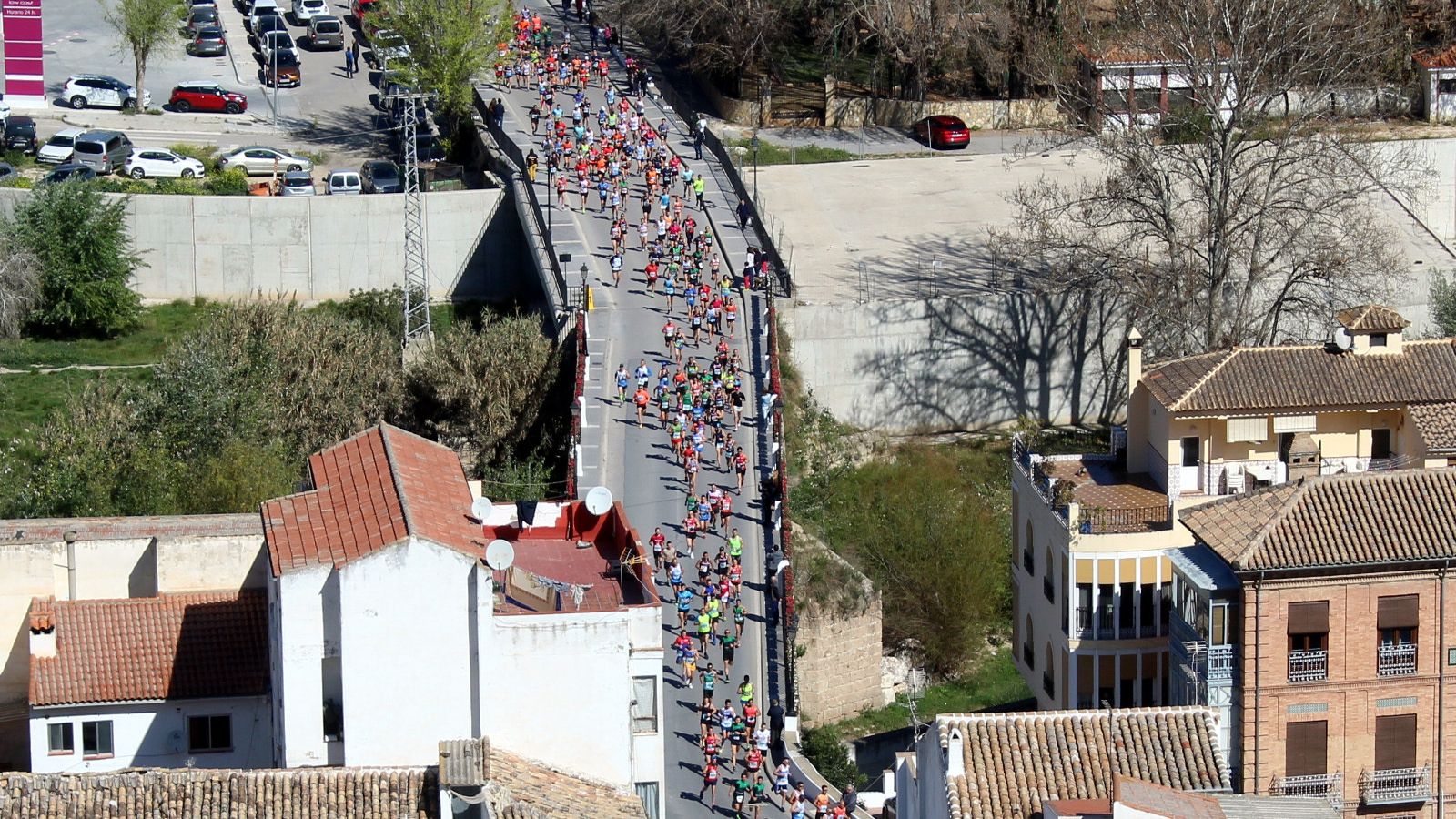 Espectacular imagen de la carrera celebrada en Loja