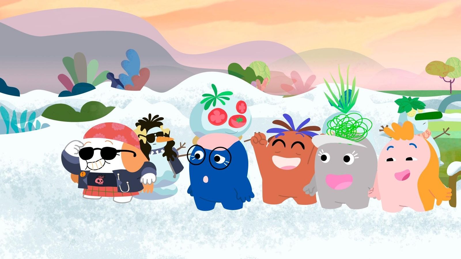 Los personajes de la serie 'Los Wawies', de Clan