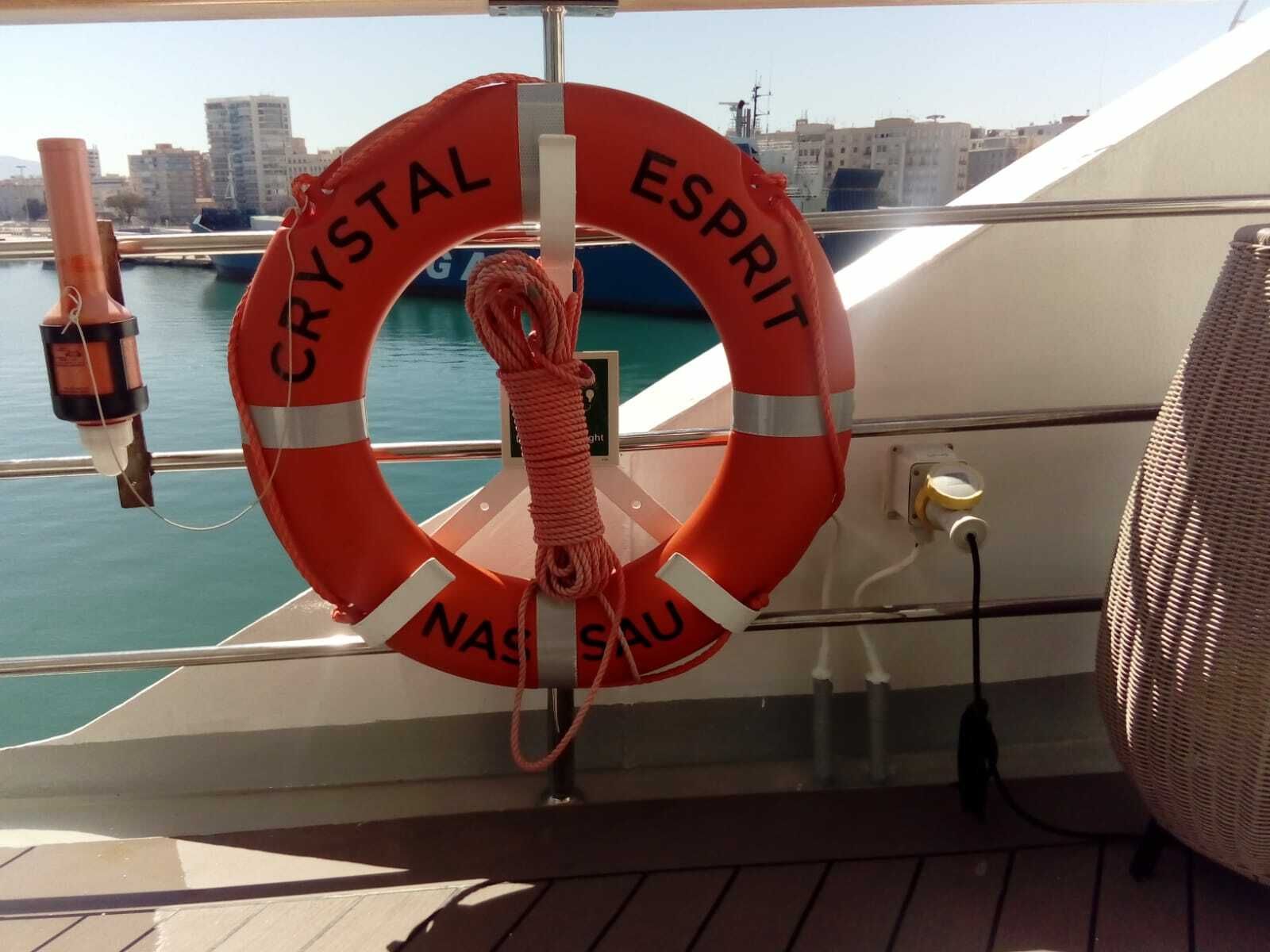 Las fotos del yate de lujo ‘Crystal Espirit’ en Málaga