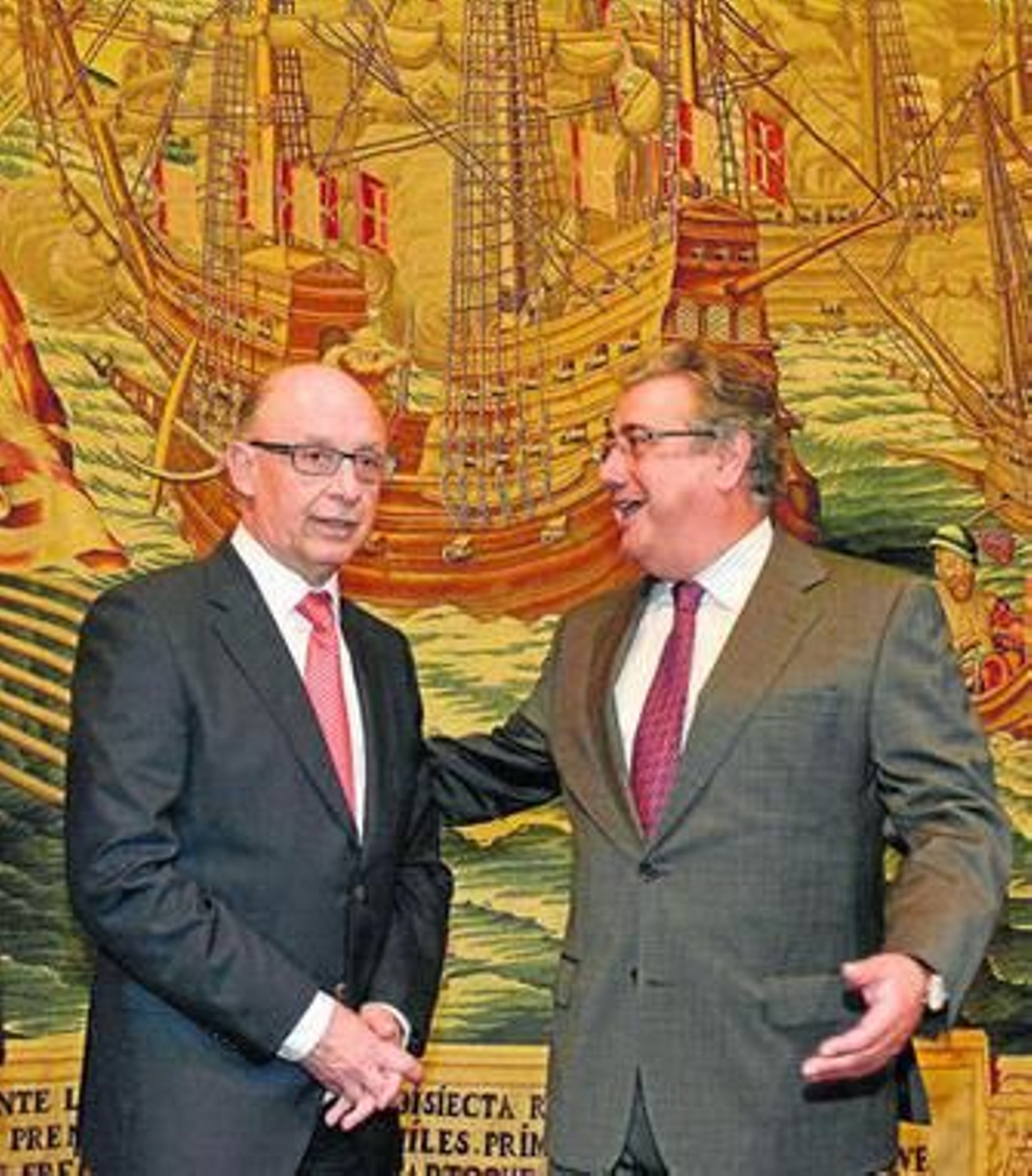 Cristóbal Montoro y el alcalde, Juan Ignacio Zoido, el pasado 28 de julio.