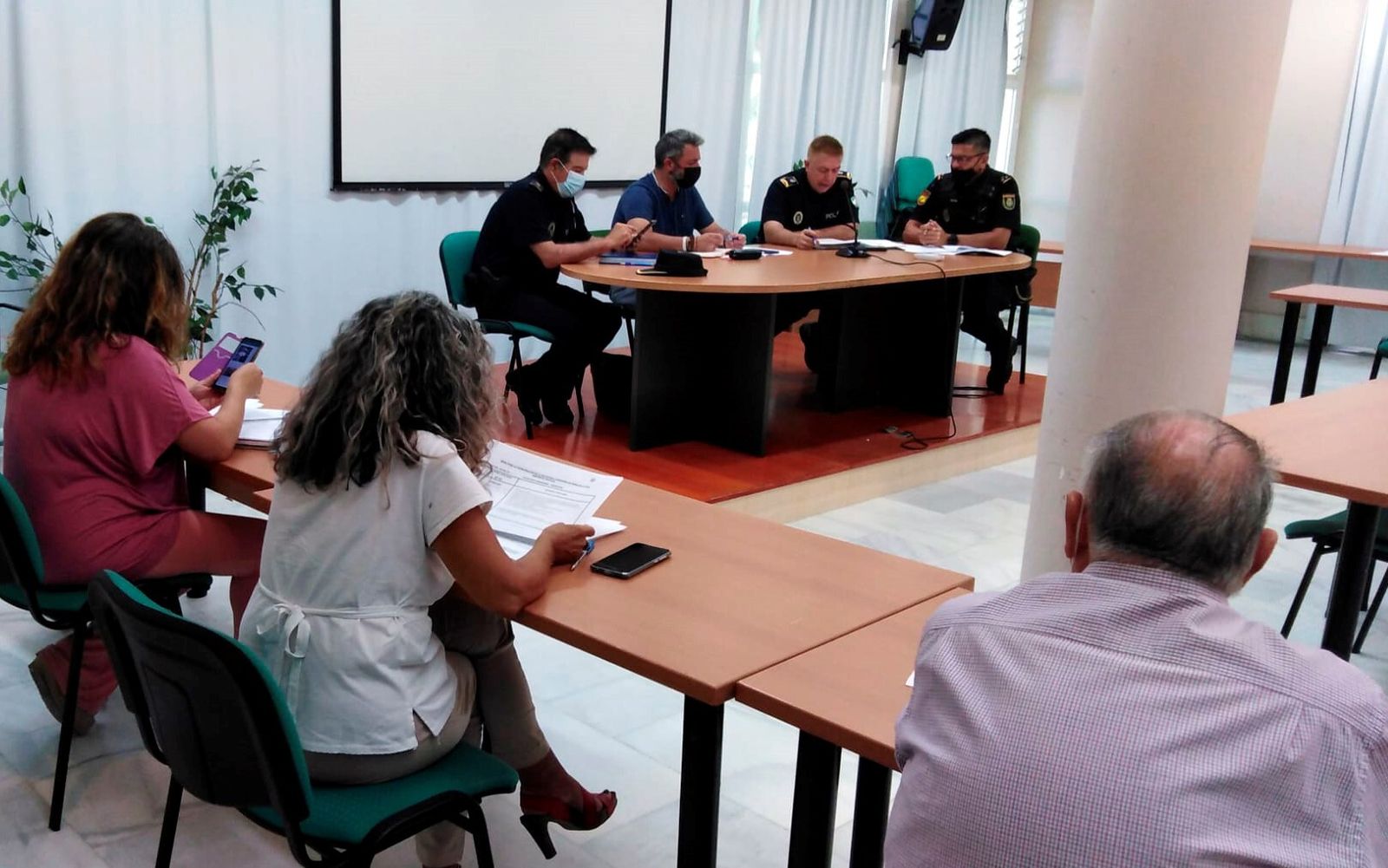 Celebración de la Mesa Técnica de Seguridad de este mes de julio.