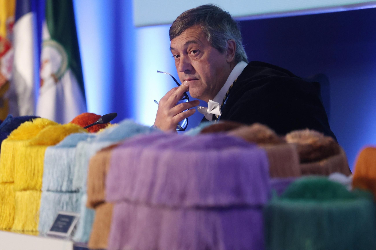 Una imagen Teodomiro López, rector de la Universidad de Málaga.