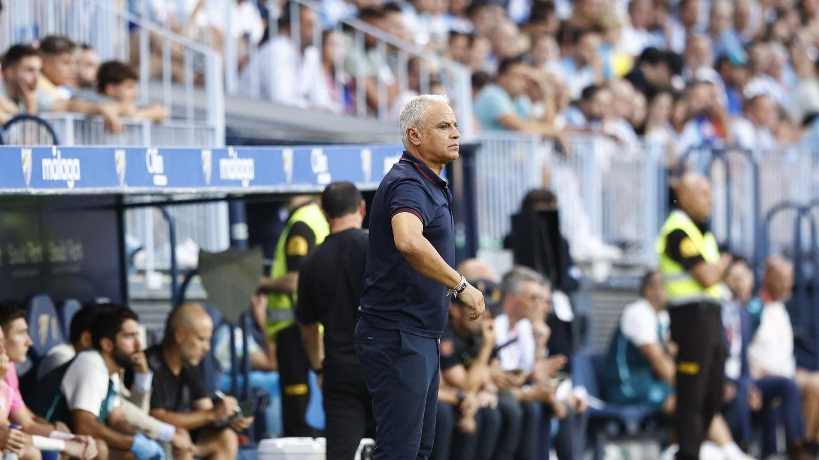 Sergio Pellicer durante el encuentro ante el Cádiz CF.