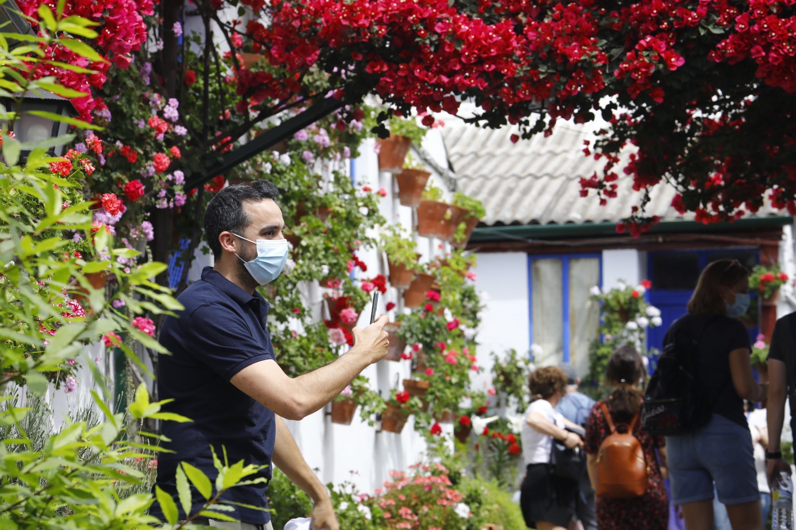 Fotografías: Sábado de colas y bulla en los Patios de Córdoba
