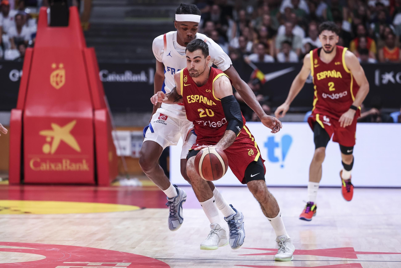 Las fotos del España - Francia de baloncesto