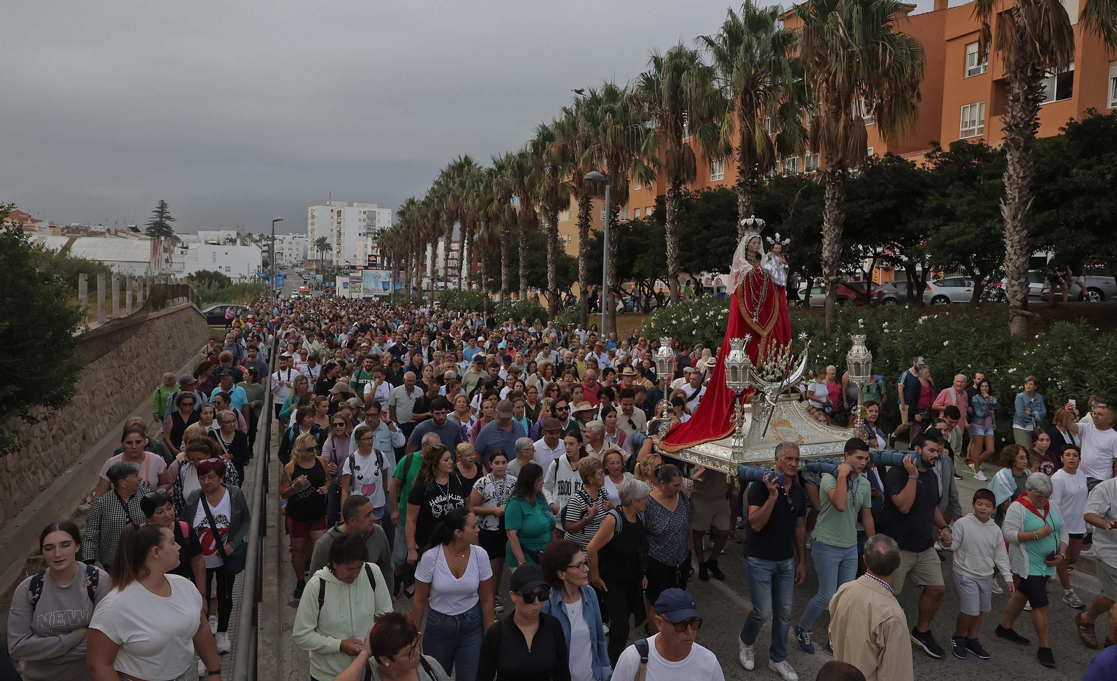 Fotos del regreso de la Virgen de la Luz a su santuario en Tarifa