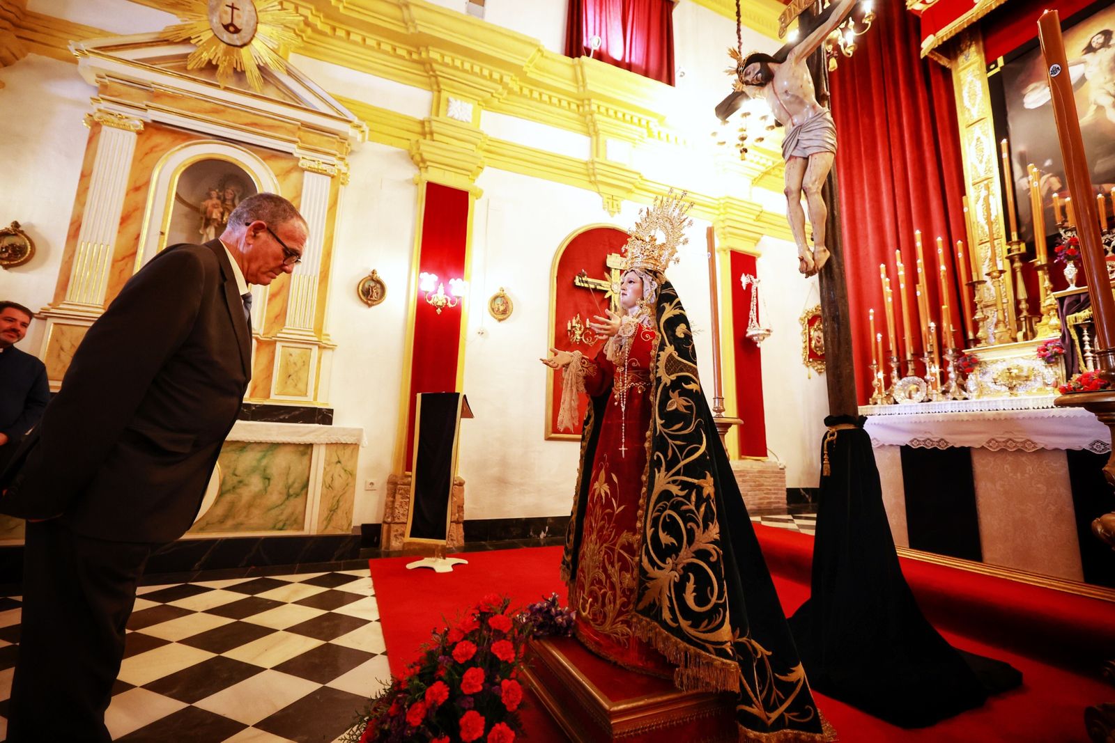 Las imágenes de la Virgen del Mayor Dolor (Vera Cruz) tras su restauración