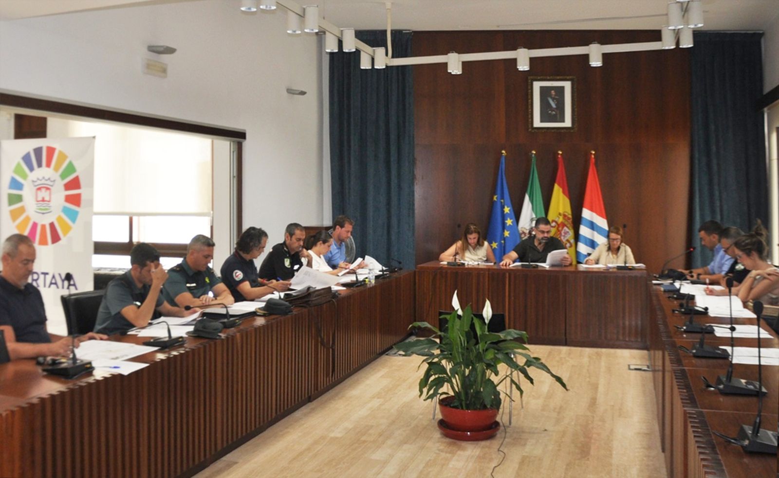 El Ayuntamiento de  Cartaya ultima los detalles del plan de seguridad de las fiestas de El Rompido